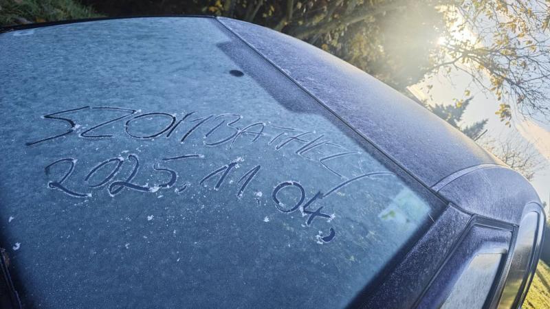 A kedd reggel Szombathelyen igencsak dermesztőre sikeredett.