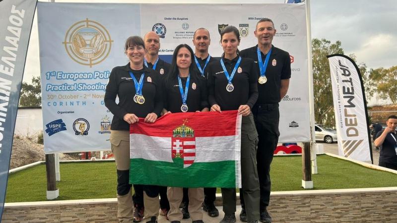 Heves vármegye rendőrei aranyérmet nyertek Görögországban!